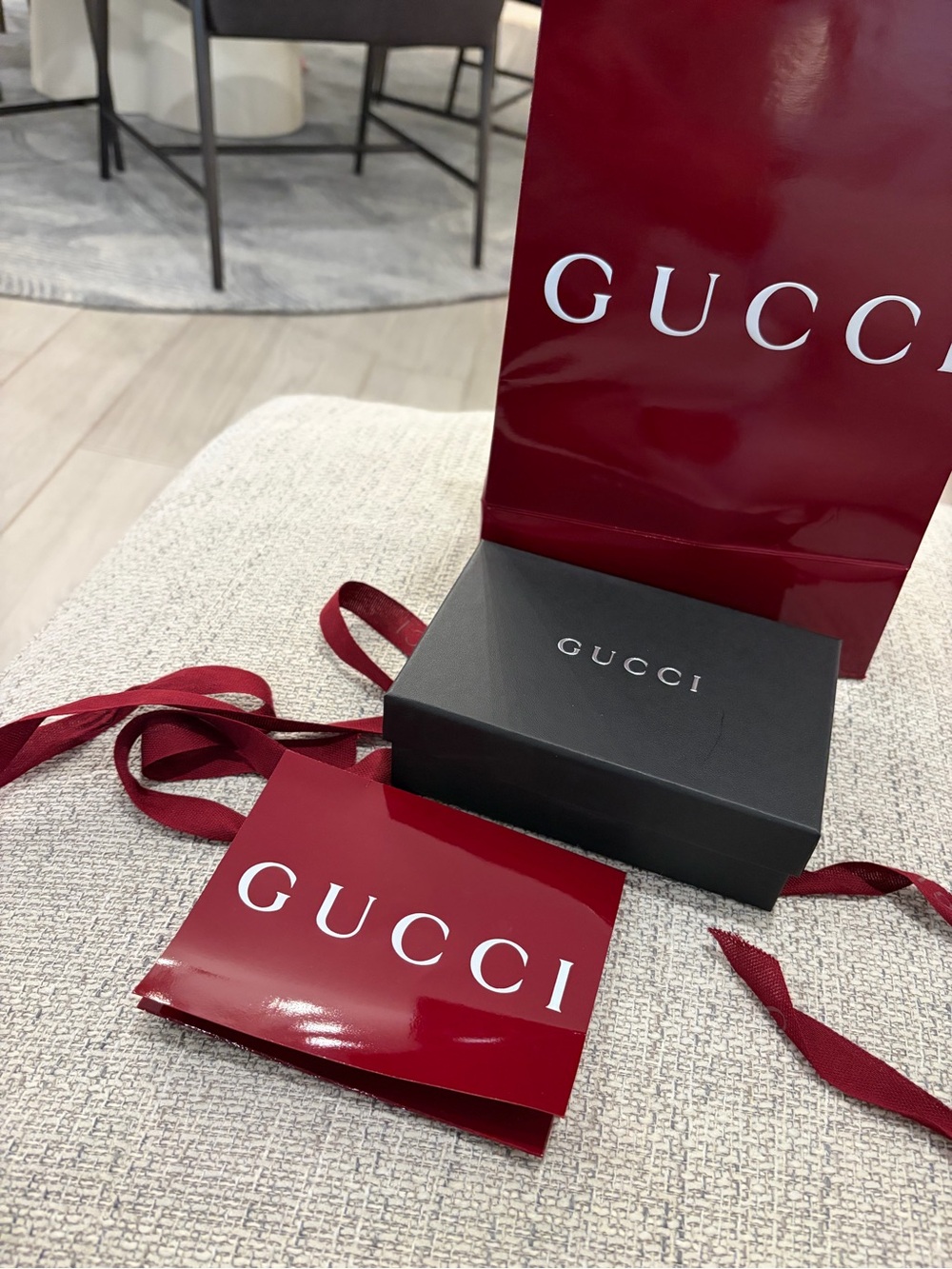 Gucci Bi-fold Card Case with Web GG Supreme Canvas Wallet - Picture 5 of 16
